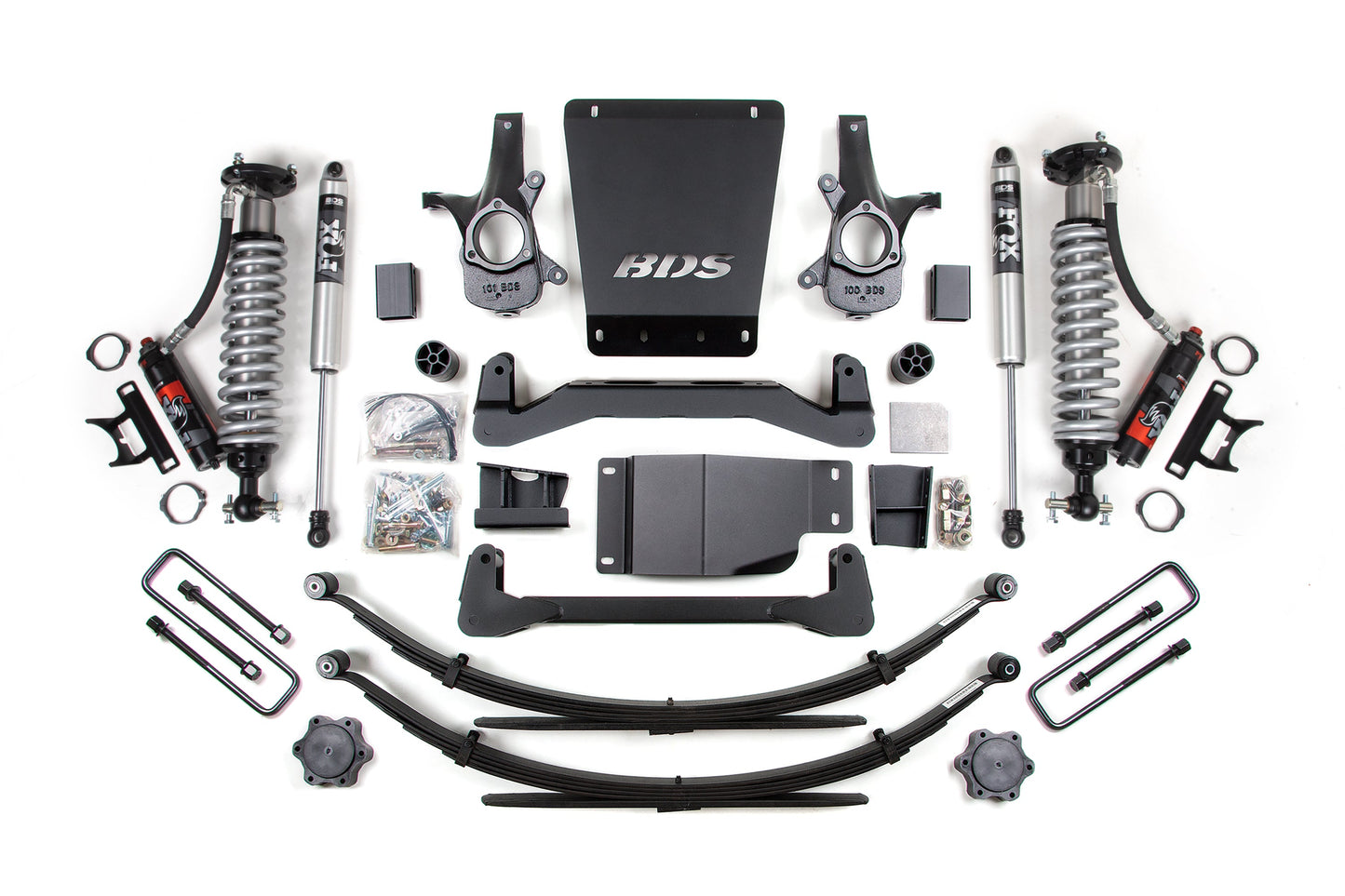 6 Inch Lift Kit FOX Performance Elite Coil-Over 07-13 Silverado/Sierra 1500 4WD Supsension BDS Suspension-1