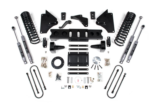 6 Inch Lift Kit Ram 3500 13-18 4WD Diesel 4 Inch Block 8 Bolt BDS Suspension-1