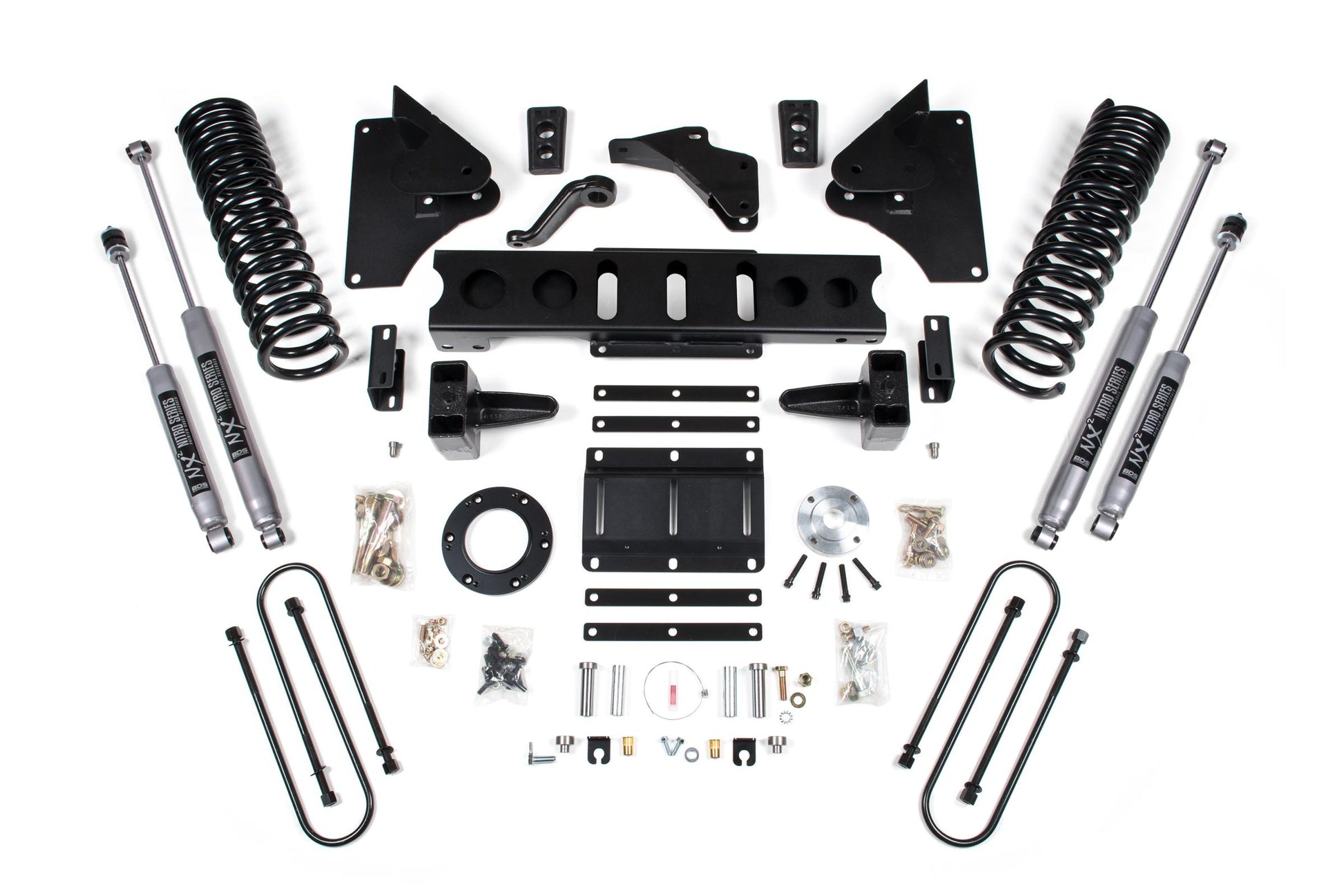 6 Inch Lift Kit Ram 3500 13-18 4WD Diesel Leaf Springs 8 Bolt BDS Suspension