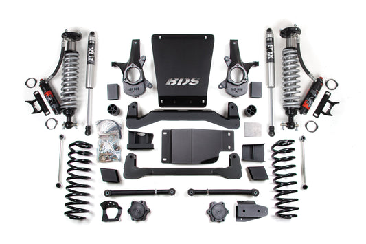 6 Inch Lift Kit FOX 2.5 Performance Elite Coil-Over 07-14 Avalanche, Surburban, Tahoe, Yukon 1500 4WD BDS Suspension