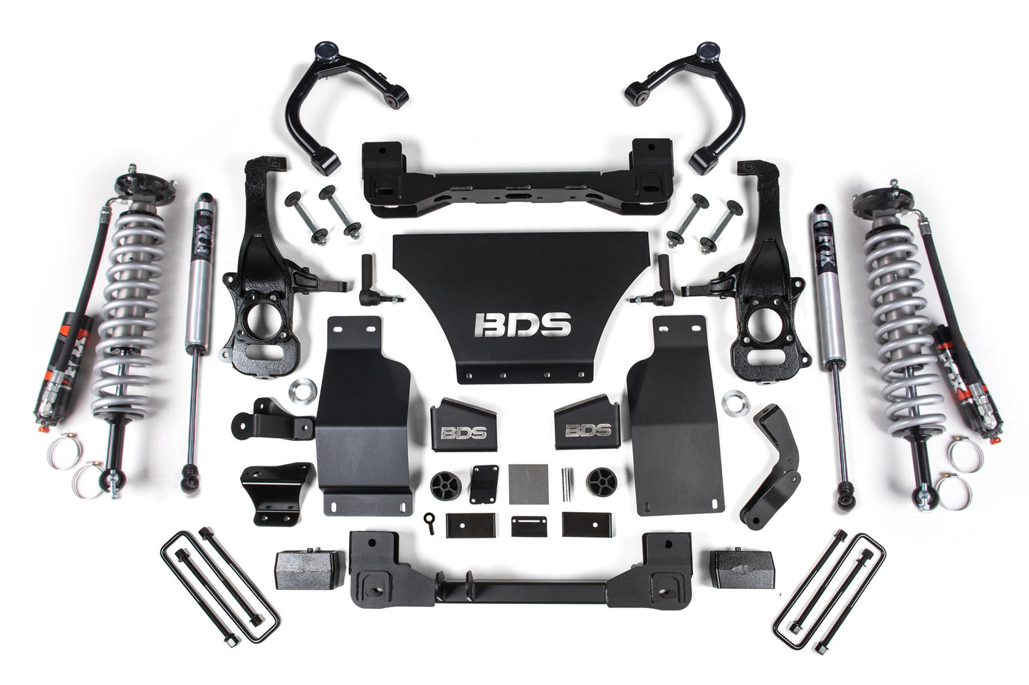 4 Inch Lift Kit FOX 2.5 Performance Elite Coil-Over Silverado/Sierra 1500 19-24 4WD Gas BDS Suspension-1