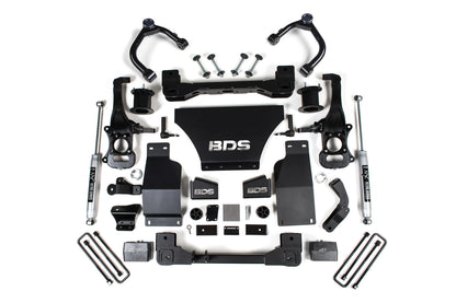 4 Inch Lift Kit Silverado/Sierra 1500 19-24 4WD Gas Strut Spacer BDS Suspension-1