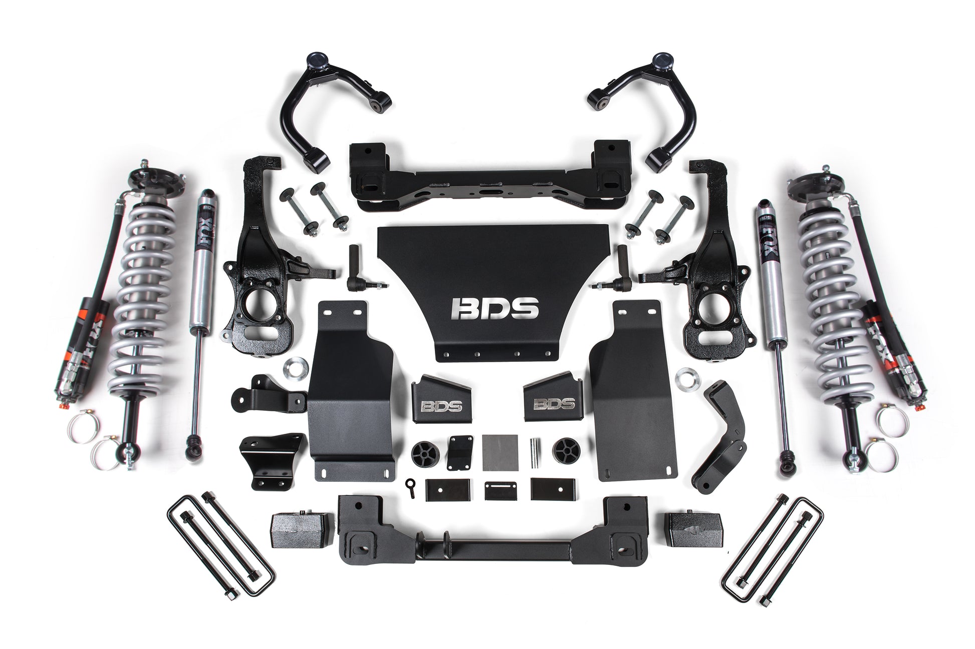 6 Inch Lift Kit FOX 2.5 Performance Elite Coil-Over Silverado/Sierra 1500 19-24 4WD Gas Strut Spacer Fox 2.0 Performance BDS Suspension