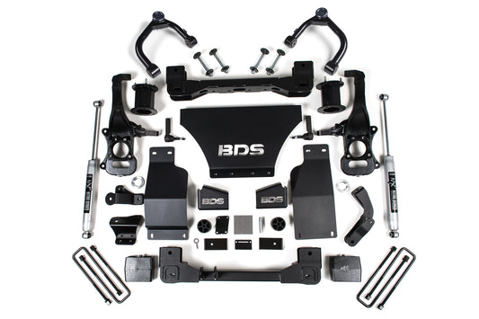 6 Inch Lift Kit Silverado/Sierra 1500 19-24 4WD Gas Fox 2.0 Performance BDS Suspension