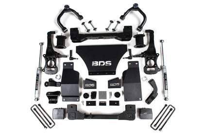 6 Inch Lift Kit Silverado/Sierra 1500 19-24 4WD Gas Strut Spacer BDS Suspension