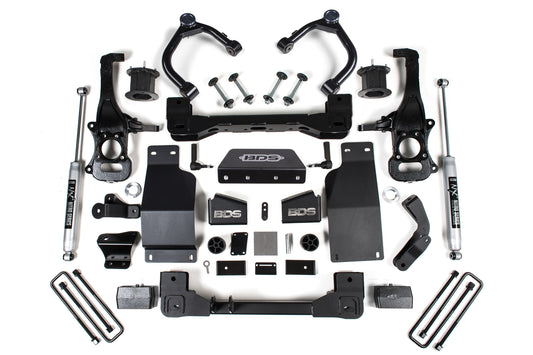 4 Inch Lift Kit Silverado/Sierra 1500 19-24 4WD Diesel Fox 2.0 Performance BDS Suspension