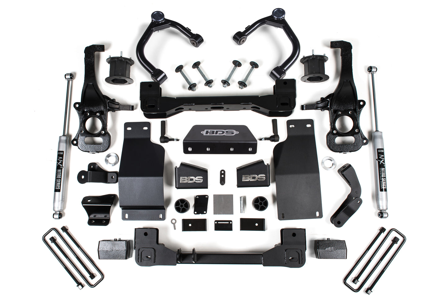 4 Inch Lift Kit Silverado/Sierra 1500 19-24 4WD Diesel Fox 2.0 Performance BDS Suspension