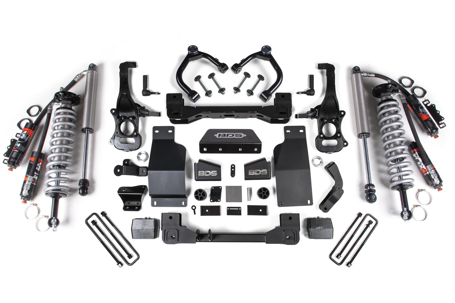 6 Inch Lift Kit FOX 2.5 Performance Elite Coil-Over Silverado/Sierra 1500 19-24 4WD Diesel BDS Suspension-1