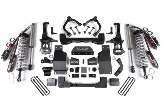 6 Inch Lift Kit FOX 2.5 Performance Elite Coil-Over Silverado/Sierra 1500 19-24 4WD Diesel BDS Suspension-1