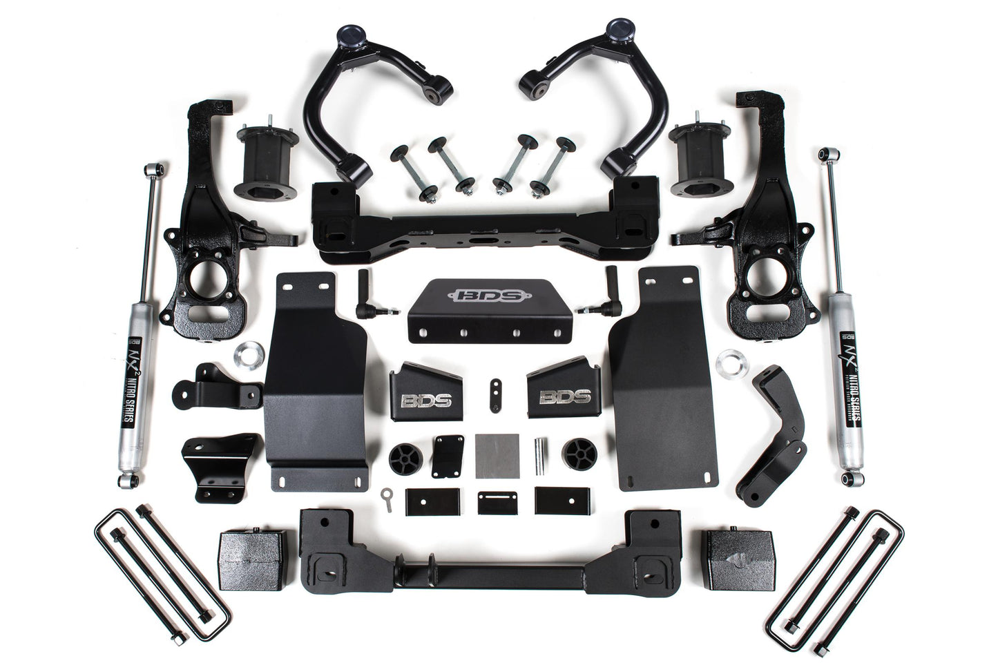 6 Inch Lift Kit Silverado/Sierra 1500 19-24 4WD Diesel Strut Spacer BDS Suspension-1