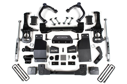 6 Inch Lift Kit Silverado/Sierra 1500 19-24 4WD Diesel Strut Spacer BDS Suspension-1