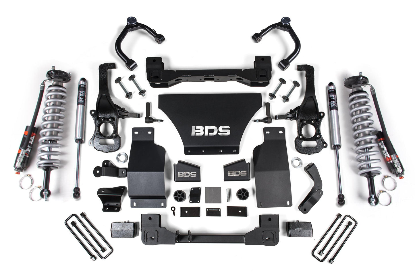 2.5 Inch Lift Kit FOX 2.0 Performance Coil-Over Chevy Trail Boss or GMC AT4 1500 19-24 4WD BDS Suspension-1