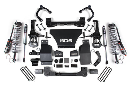 2.5 Inch Lift Kit FOX 2.0 Performance Coil-Over Chevy Trail Boss or GMC AT4 1500 19-24 4WD BDS Suspension-1