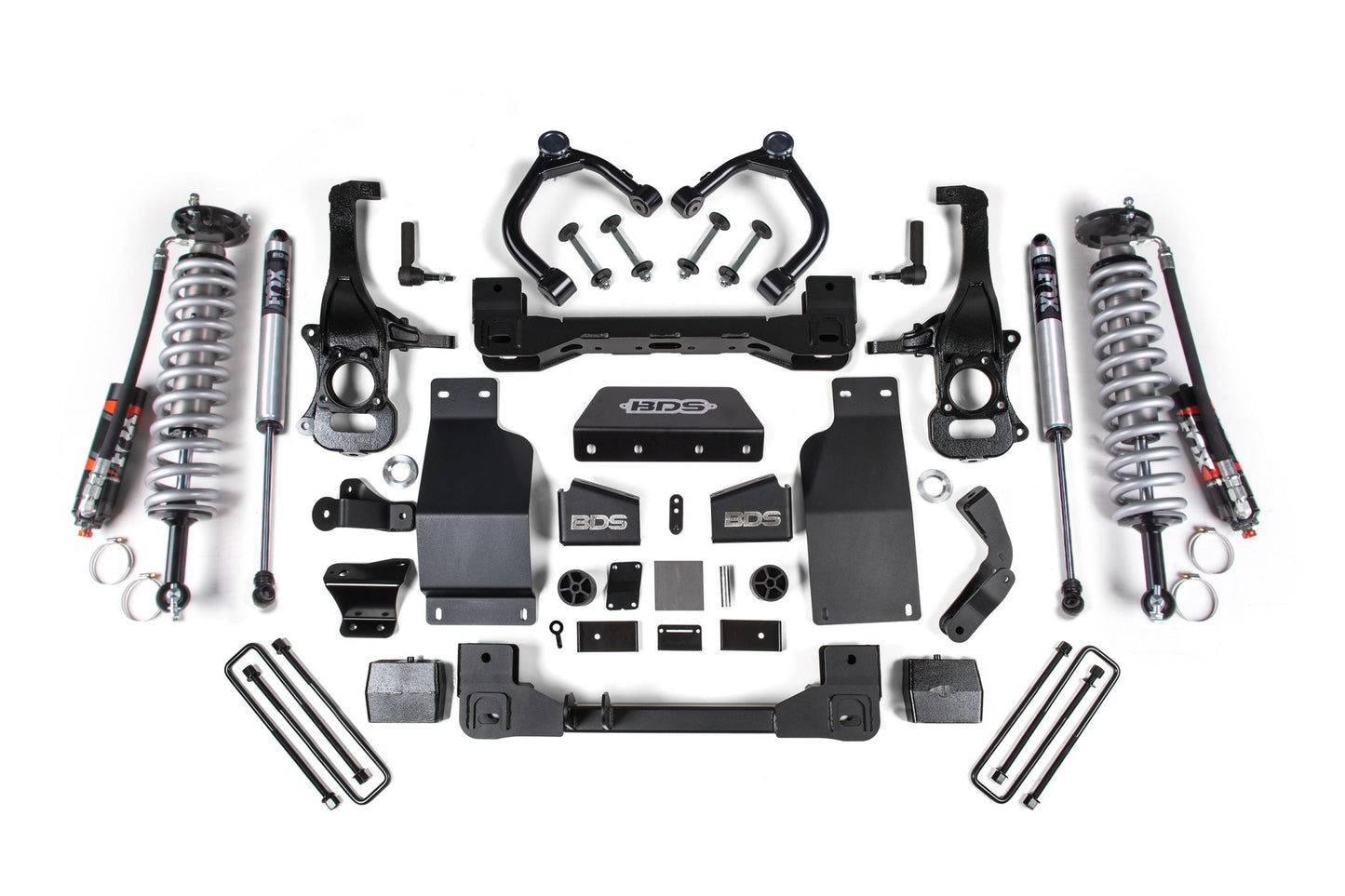 4 Inch Lift Kit FOX 2.5 Performance Elite Coil-Over Chevy Trail Boss or GMC AT4 1500 19-24 4WD Gas BDS Suspension-1