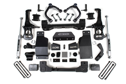 4 Inch Lift Kit Chevy Trail Boss or GMC AT4 1500 20-24 4WD Diesel BDS Suspension-1