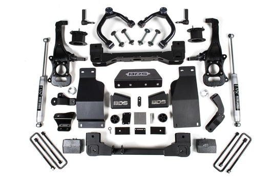 4 Inch Lift Kit Chevy Trail Boss or GMC AT4 1500 20-24 4WD Diesel BDS Suspension-1
