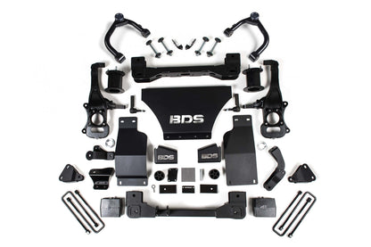 6 Inch Lift Kit Adaptive Ride Control Only Chevy Silverado High Country or GMC Denali 1500 19-24 4WD BDS Suspension-1