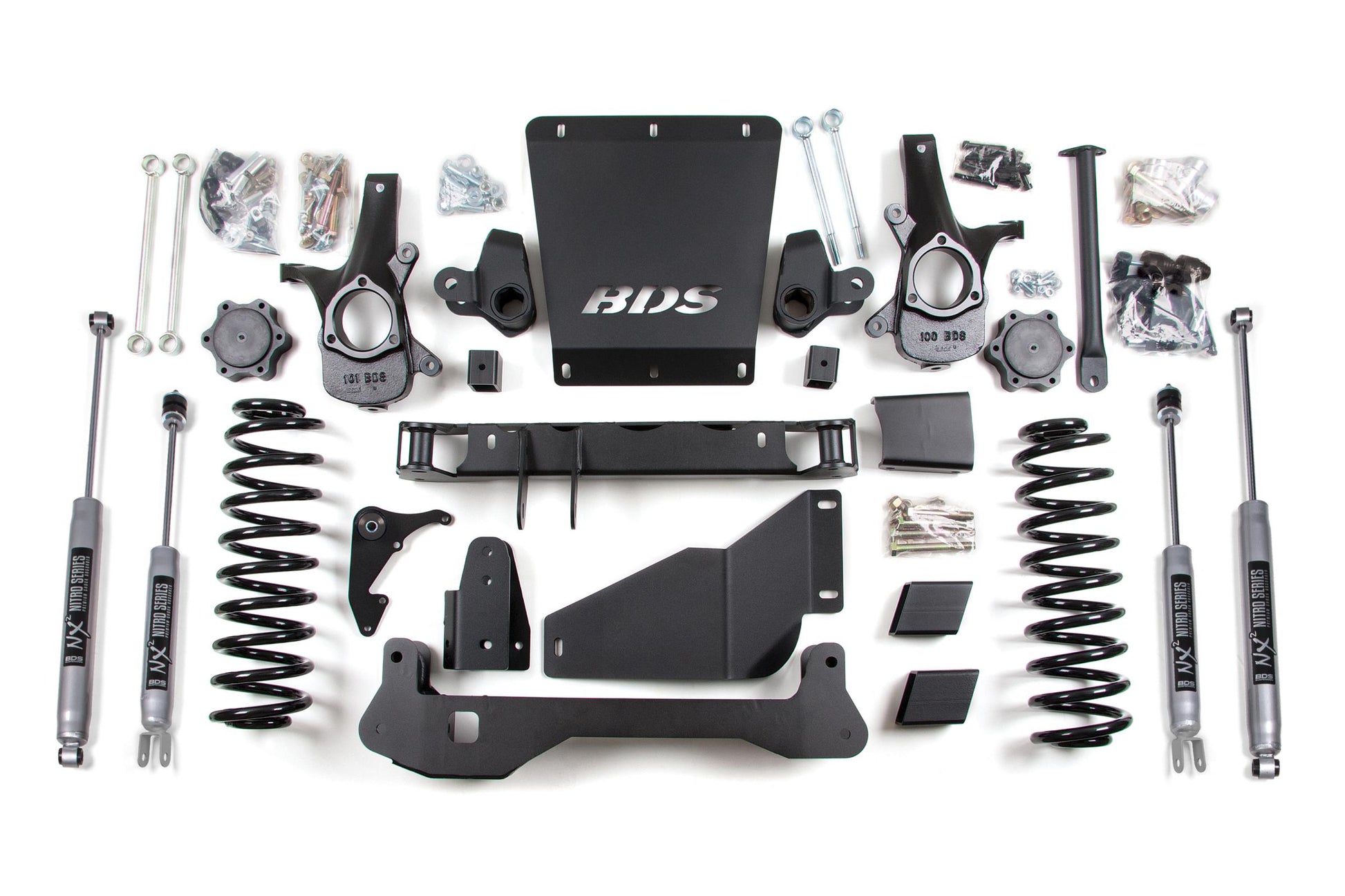 6 Inch Lift Kit Chevy/GMC Avalanche Surburban Tahoe or Yukon 1500 00-06 4WD Auto Ride Equipped BDS Suspension