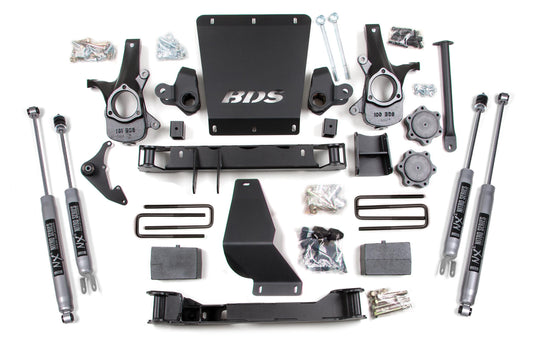 4.5 Inch Lift Kit Silverado/Sierra 1500 99-06 4WD 5 Inch Block BDS Suspension-1