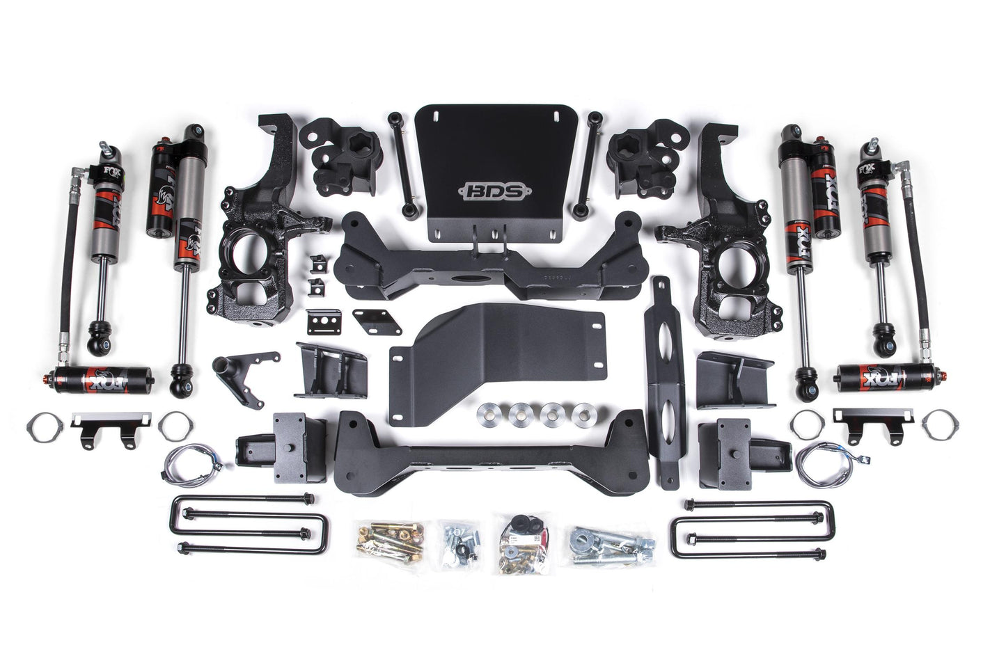 6.5 Inch Lift Kit FOX Performance Elite Silverado/Sierra 2500HD/3500HD 20-24 4WD 6 Inch Block Kit BDS Suspension-1