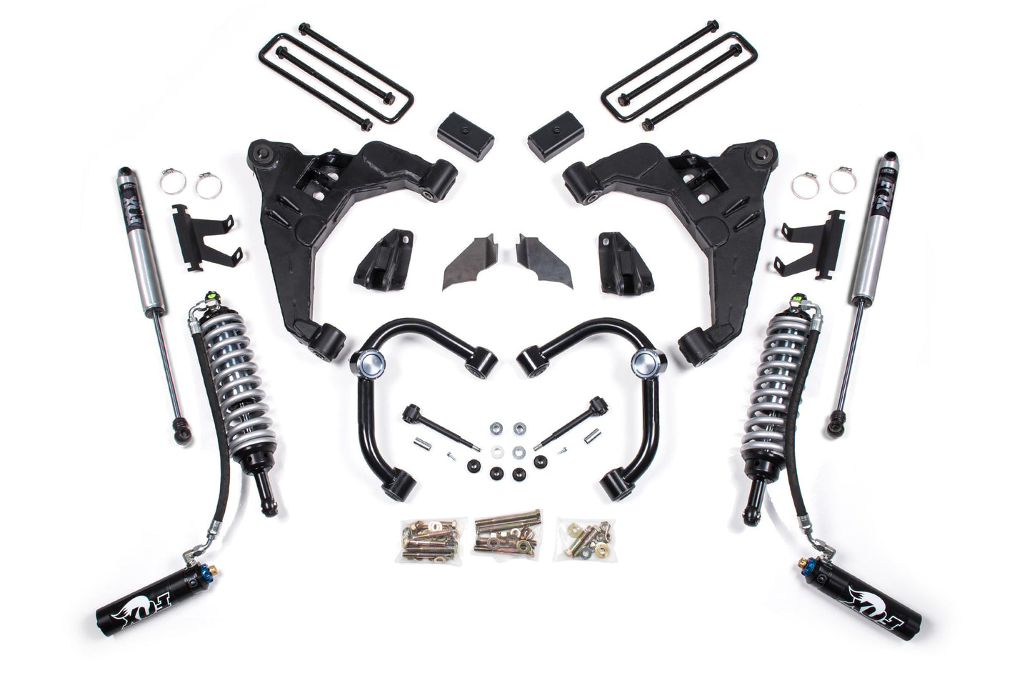 3 Inch Lift Kit FOX 2.5 Coil-Over Conversion Silverado/Sierra 2500HD/3500HD 11-19 Diesel Stock Rear Fox 2.5 Performance Shocks BDS Suspension