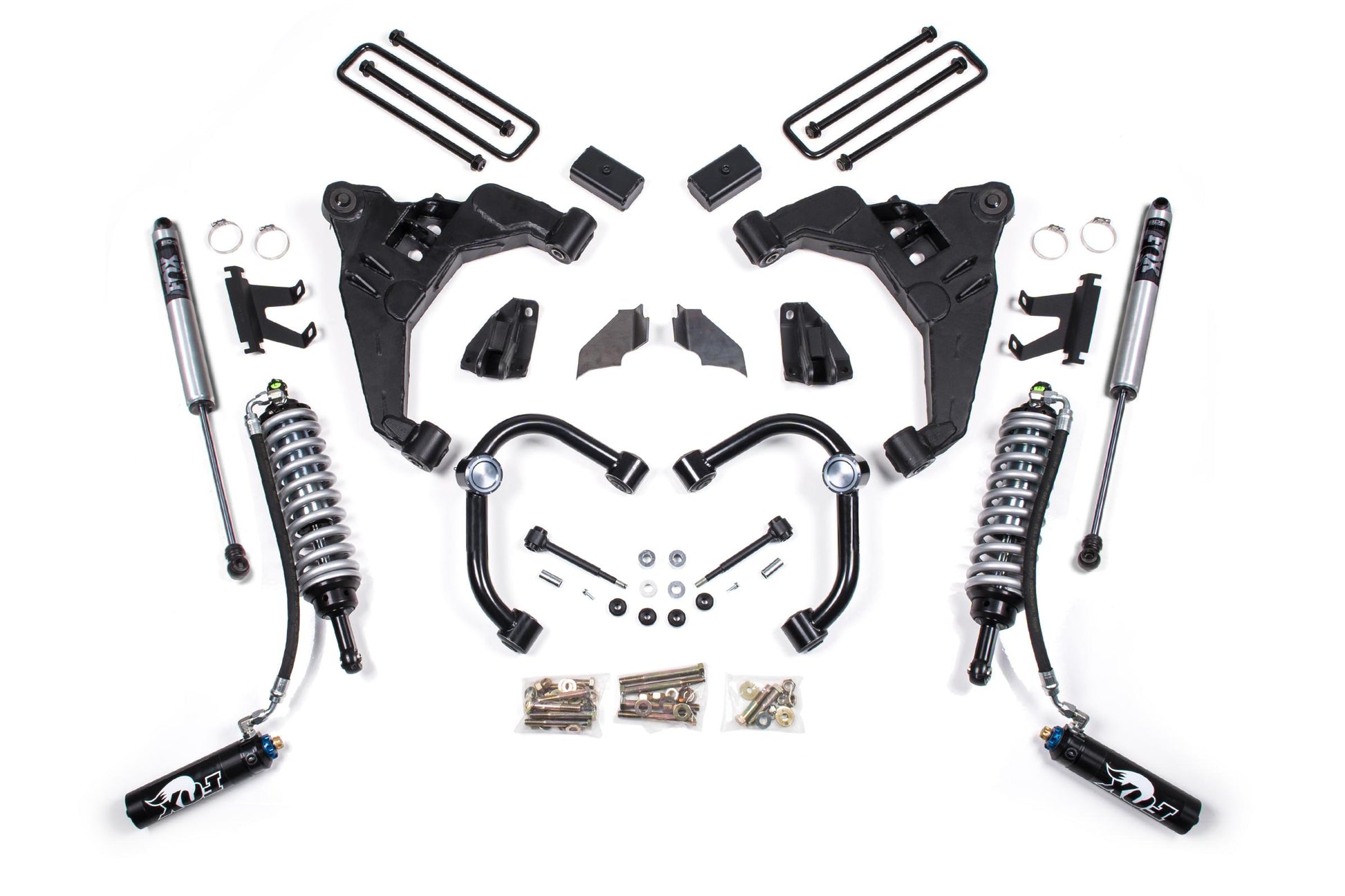 3 Inch Lift Kit FOX 2.5 Coil-Over Conversion Silverado/Sierra 2500HD/3500HD 11-19 Diesel Stock Rear Fox 2.5 Performance Shocks BDS Suspension