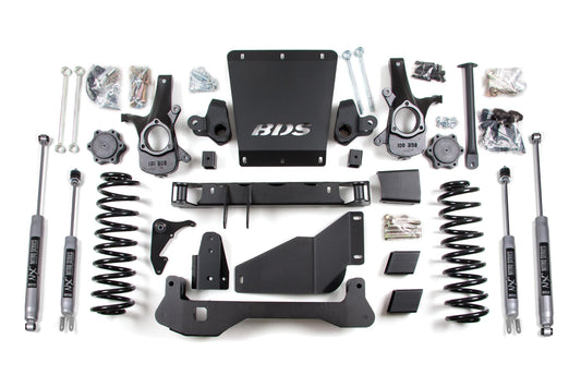 6 Inch Lift Kit Chevy/GMC Avalanche Surburban Tahoe or Yukon 1500 00-06 4WD BDS Suspension