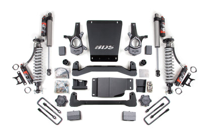 4 Inch Lift Kit FOX 2.5 Performance Elite 5 Inch Coil-Over 07-13 Silverado/Sierra 1500 BDS Suspension-3
