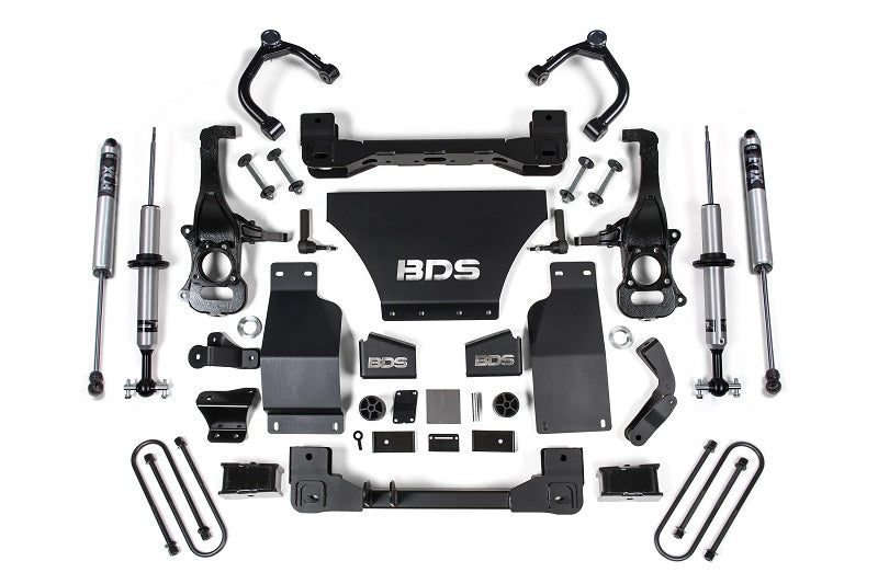 2025 Silverado/Sierra 1500 4WD 4 Inch Lift Kit V8 Gas 3 Inch Rear BDS Suspension-1