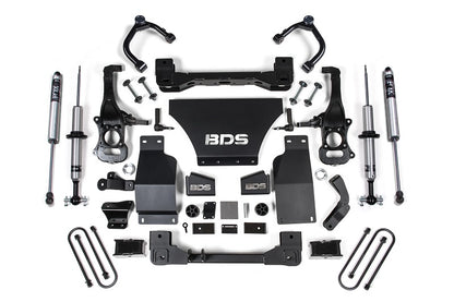 2025 Silverado/Sierra 1500 4WD 4 Inch Lift Kit V8 Gas 3 Inch Rear BDS Suspension-1