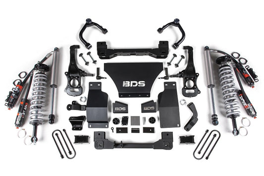 2025 Chevy TB/GMC AT4 1500 4WD 2.5 Inch Lift Kit 3.0 Diesel / 2.7 Gas 1 Inch Rear Block Fox 2.5 PES C/O Front BDS Suspension