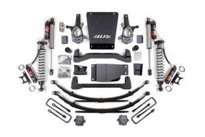 4 Inch Lift Kit FOX 2.5 Performance Elite Leaf Springs Coil-Over 07-13 Silverado/Sierra 1500 BDS Suspension-3