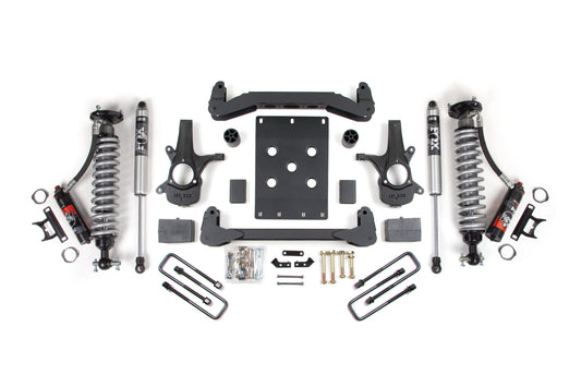 4 Inch Lift Kit FOX 2.5 Performance Elite 5 Inch Coil-Over 07-13 Silverado/Sierra 1500 BDS Suspension