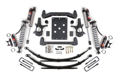 4 Inch Lift Kit FOX 2.5 Performance Elite Leaf Springs Coil-Over 07-13 Silverado/Sierra 1500 BDS Suspension
