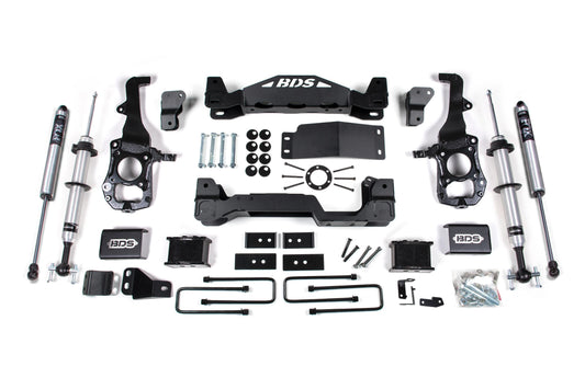 6 Inch Lift Kit FOX 2.0 Strut Ford F150 21-25 4WD 3 Inch Block Kit BDS Suspension