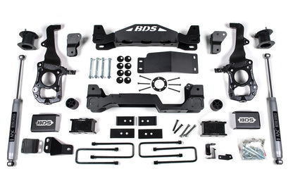 6 Inch Lift Kit Ford F150 21-24 4WD 4 Inch Block BDS Suspension