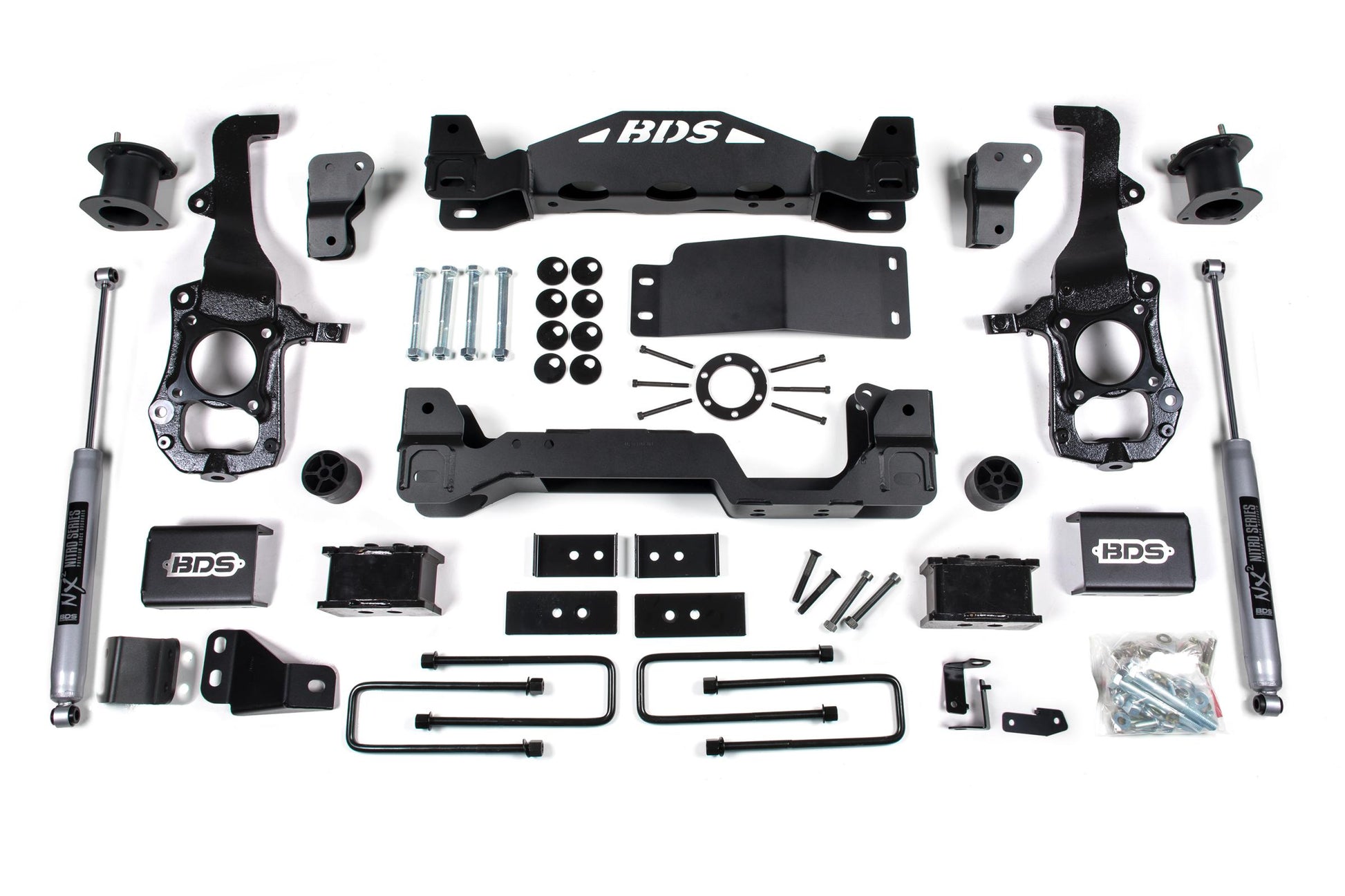 4 Inch Lift Kit Ford F150 21-24 4WD 2 Inch Block BDS Suspension