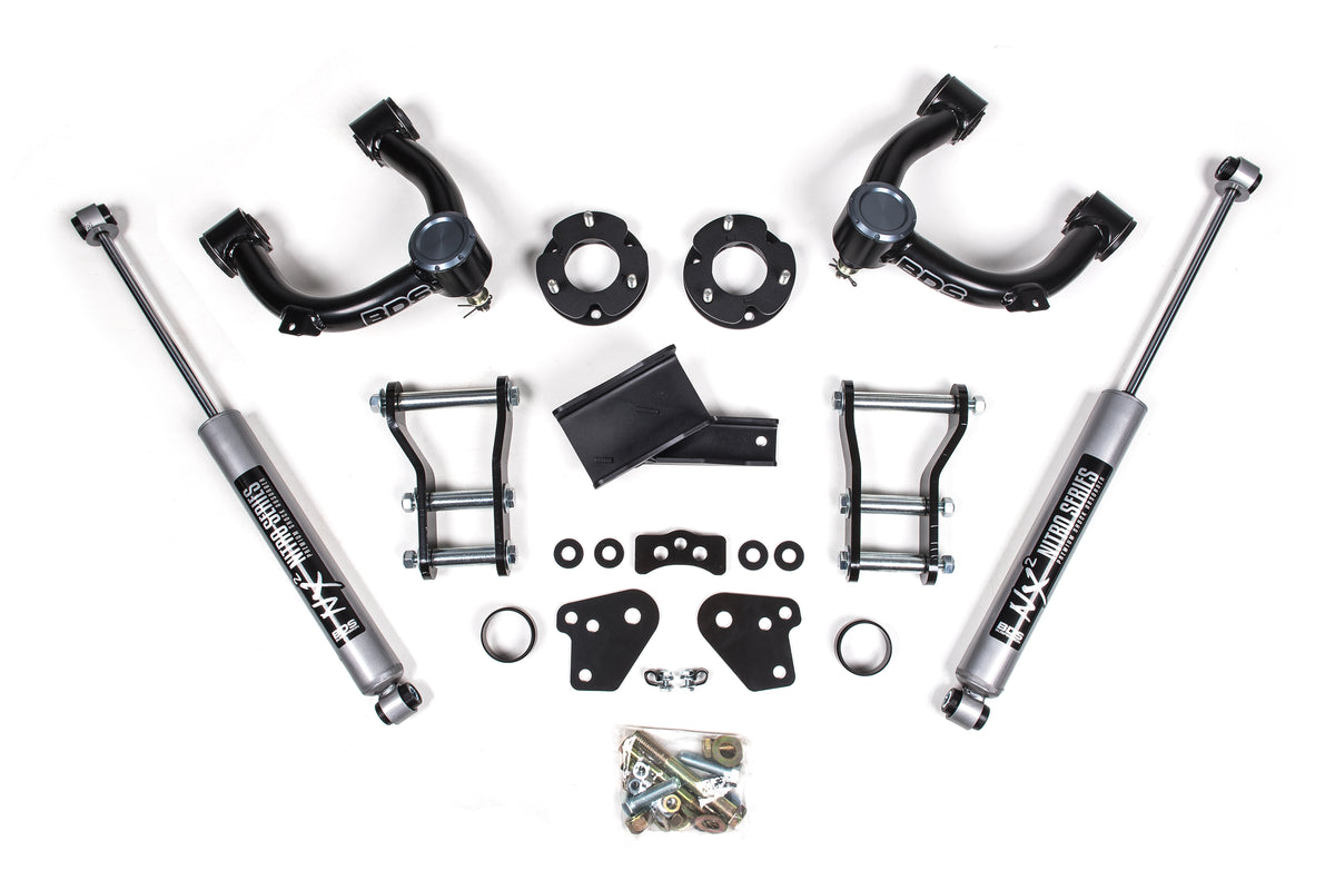 3.5 Inch Lift Kit Ford Ranger 19-23 4WD Cast Steel BDS Suspension-1