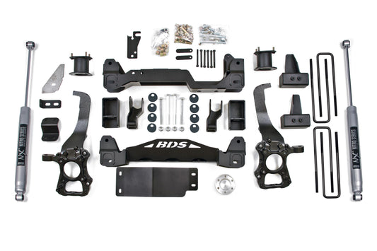 4 Inch Lift Kit Ford F150 15-20 4WD 3 Inch Block Kit BDS Suspension