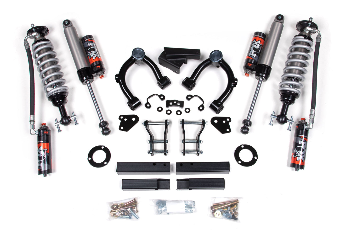 3.5 Inch Lift Kit FOX 2.0 Coil-Over Ford Ranger 19-23 4WD Cast Steel Knuckle BDS Suspension