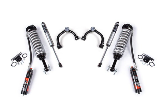 21-25 Ford F-150 4WD, 2 Inch Lift Kit, UCA w/o Sensor, 0 Inch Rear Lift - Fox 2.5 Performance Elite Series C/O Front , Fox 2.0 IFP Performance Series Rear Shock BDS Suspension