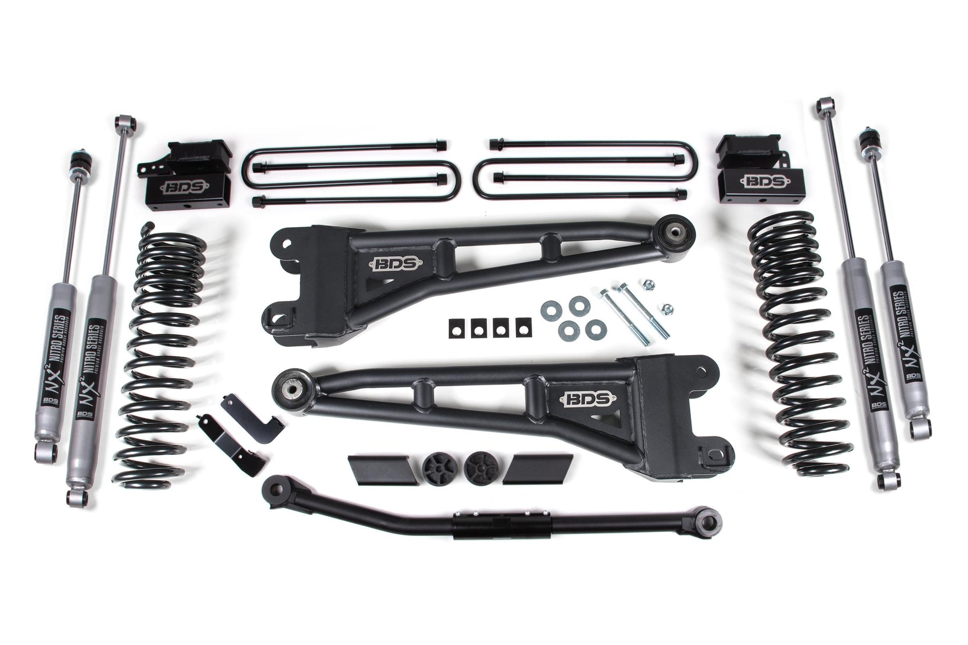 2.5 Inch Lift Kit w/ Radius Arm Ford F450 Super Duty 20-22 4WD Diesel & Gas BDS Suspension-2