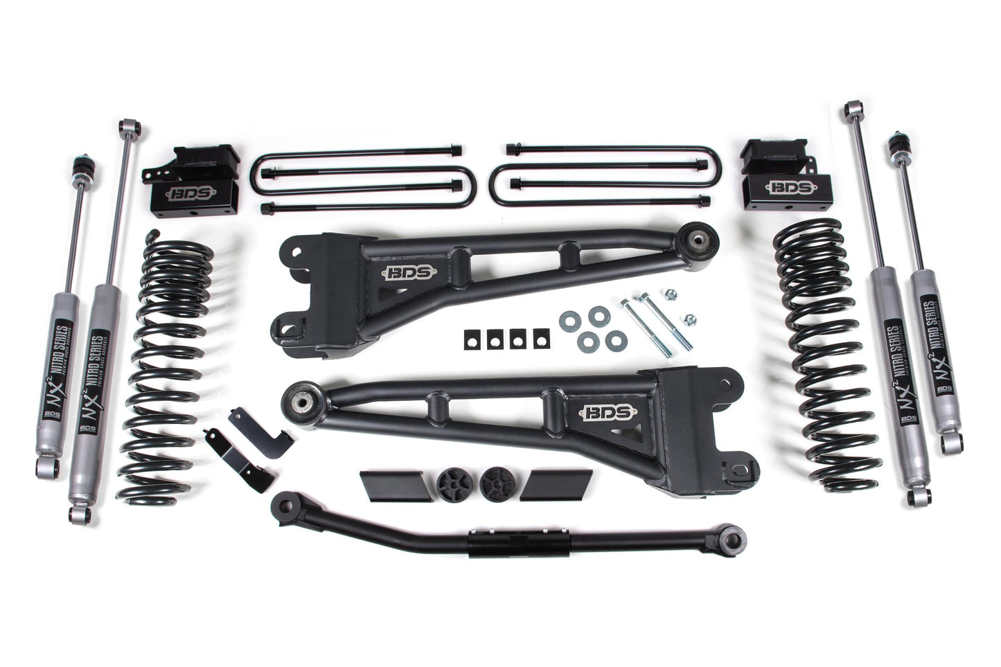 2.5 Inch Lift Kit w/ Radius Arm Ford F450 Super Duty 20-22 4WD Diesel & Gas BDS Suspension-1