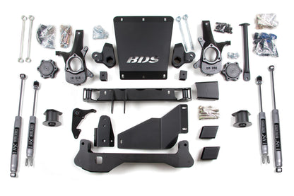 4 Inch Lift Kit Chevy/GMC Avalanche Surburban Tahoe or Yukon 1500 00-06 4WD BDS Suspension-1