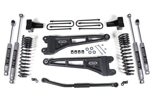 2.5 Inch Lift Kit w/ Radius Arm Ford F250/F350 Super Duty 11-16 4WD Diesel 5 Inch Block Kit BDS Suspension