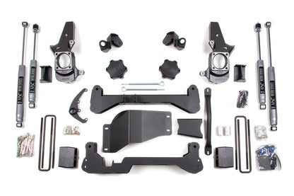4.5 Inch Lift Kit Silverado/Sierra 2500HD/3500 01-10 SRW 4WD Standard Knuckle BDS Suspension-1