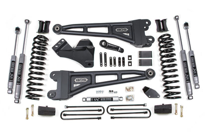 4 Inch Lift Kit w/ Radius Arm Ford F250/F350 Super Duty 08-10 4WD Diesel Block Without Factory Overload BDS Suspension-1