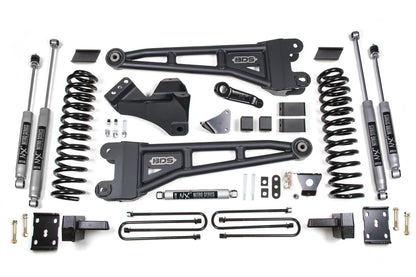 6 Inch Lift Kit w/ Radius Arm Ford F250/F350 Super Duty 05-07 4WD Diesel 4 Inch Block Without Overload BDS Suspension-1