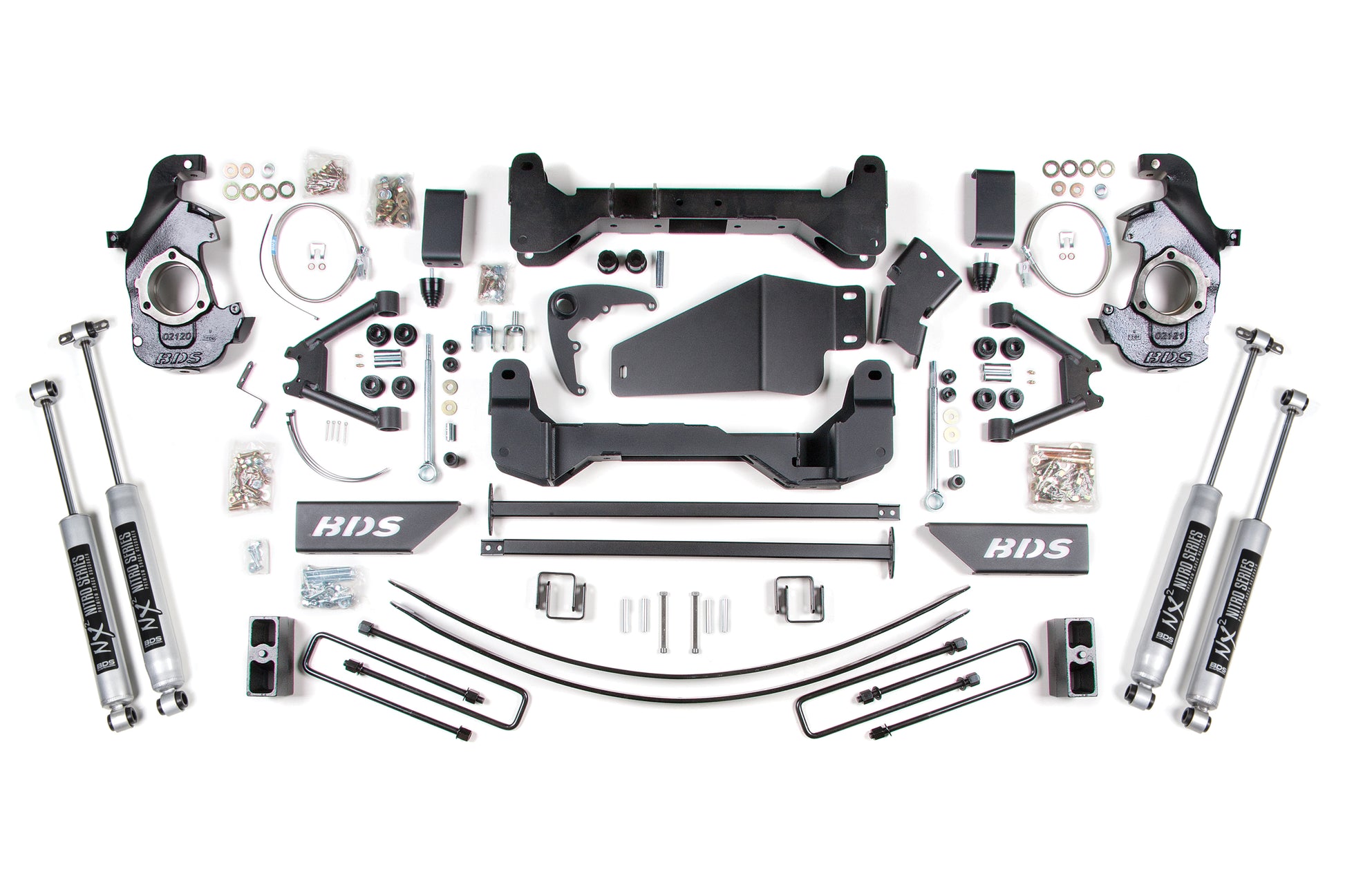 6 Inch Lift Kit Chevy/GMC 1500/2500 6 Lug 88-98 4WD Leaf Springs BDS Suspension