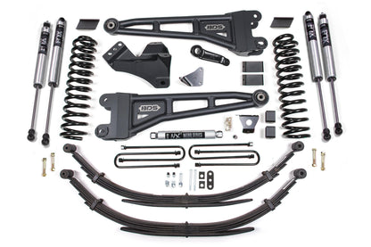 6 Inch Lift Kit w/ Radius Arm Ford F250/F350 Super Duty 05-07 4WD Gas 6 Inch Leaf Springs BDS Suspension-1